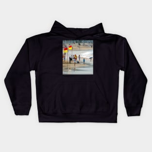 "Swim Between The Flags" - Manly Beach, Sydney, NSW, Australia Kids Hoodie